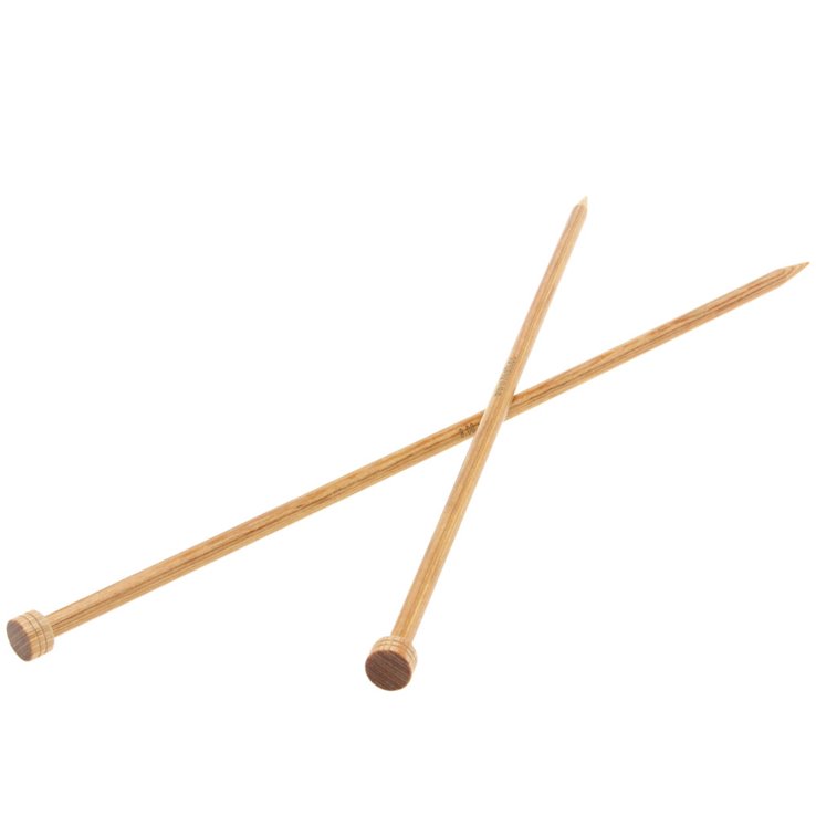 Lana Grossa Agujas de tricotar diseño de madera Natur No. 8.0