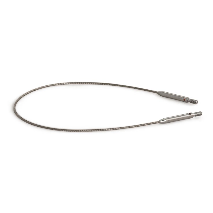Lana Grossa Cable de aguja de acero fino inoxidable Vario 40 cm rotatorio