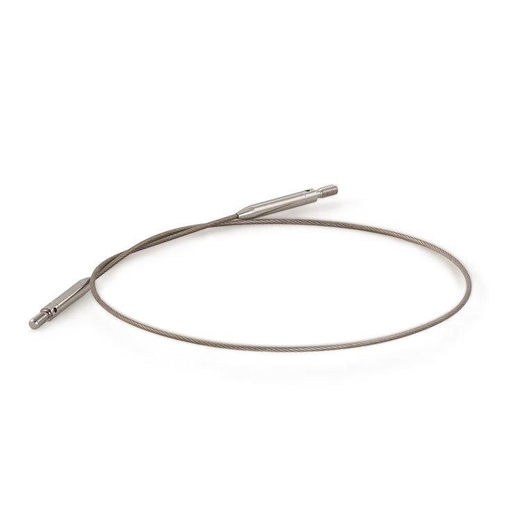 Lana Grossa Cable de aguja de acero fino inoxidable Vario 50 cm rotatorio