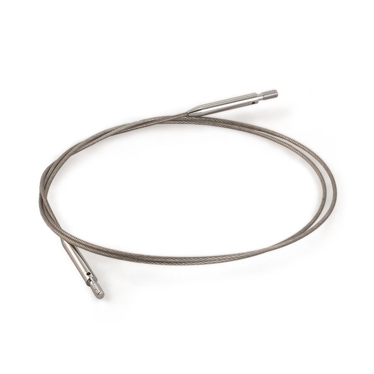 Lana Grossa Cable de aguja de acero fino inoxidable Vario 80 cm rotatorio