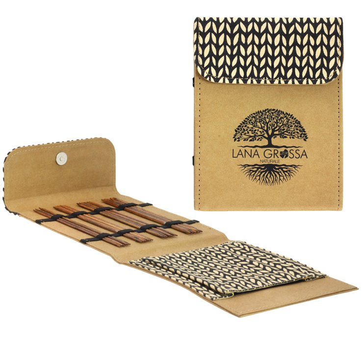 Lana Grossa Conjunto de agujas Naturale 15 cm