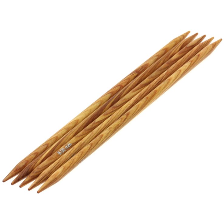 Lana Grossa Juego de agujas diseño de madera Signal No. 6.0/20cm