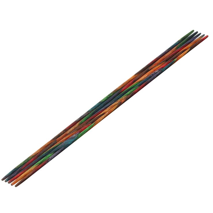 Lana Grossa Juego de agujas diseño de madera Multicolor No. 2,25/15cm