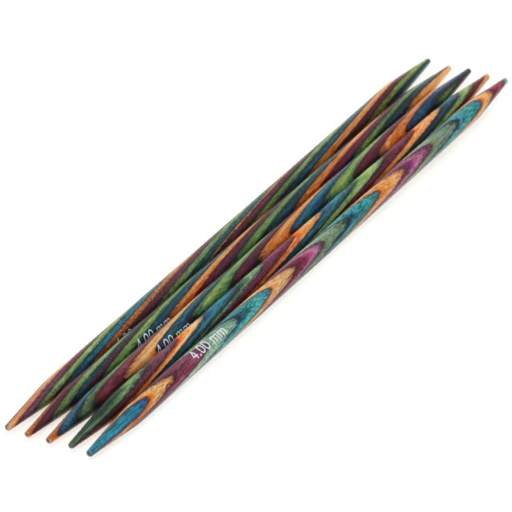 Lana Grossa Juego de agujas diseño de madera Color No. 4.0/15cm