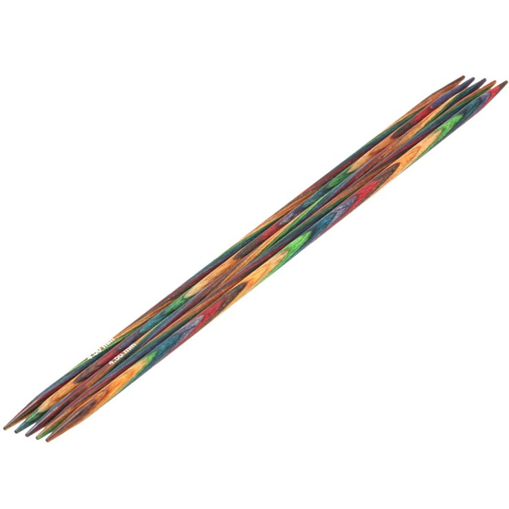Lana Grossa Juego de agujas diseño de madera Multicolor No. 4,5/20cm