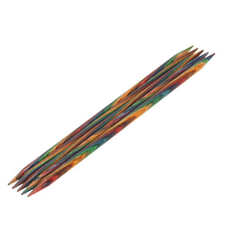 Lana Grossa Juego de agujas diseño de madera Color No. 7.0/20cm
