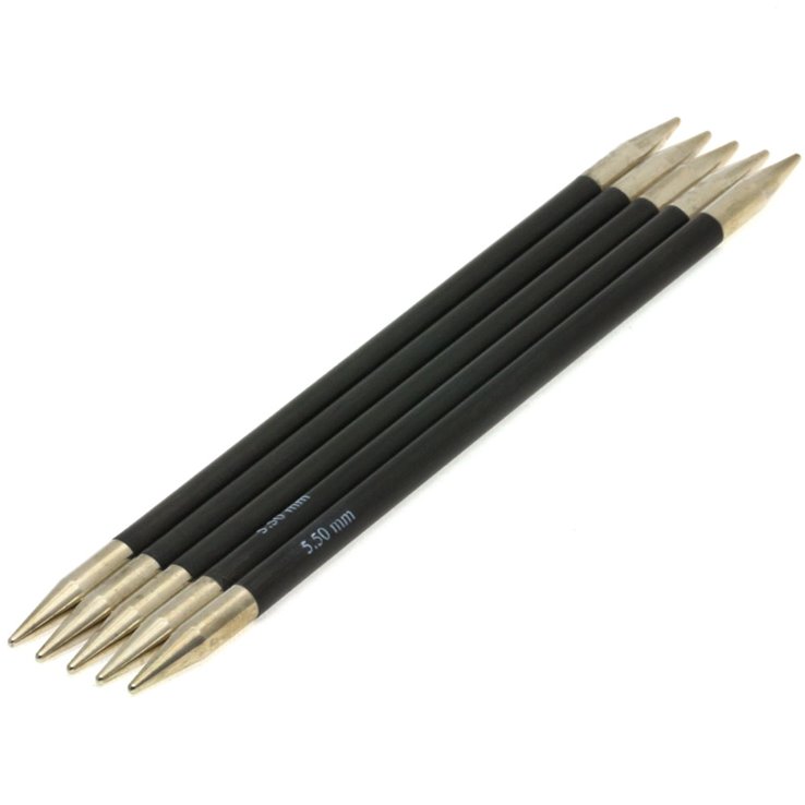 Lana Grossa Juego de agujas karbon No, 5,5/15cm