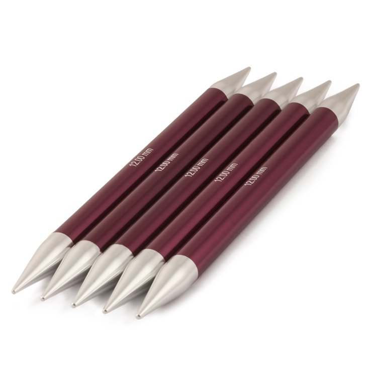 Lana Grossa Juego de agujas aluminio Rainbow No. 12.0/20cm