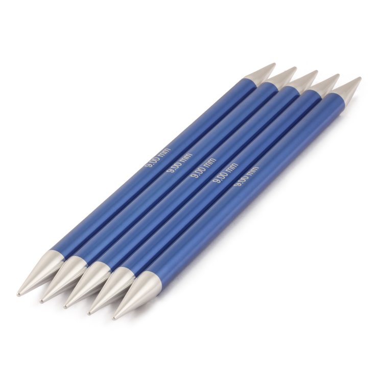 Lana Grossa Juego de agujas aluminio Rainbow No. 9.0/20cm