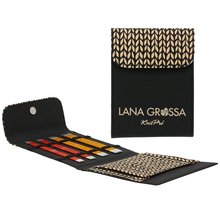 Lana Grossa Conjunto de agujas Aluminium Rainbow 15 cm (negro)