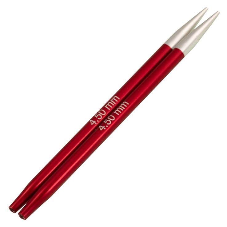 Lana Grossa Agujas circulares intercambiables Vario Aluminium Rainbow No. 4.5 corto