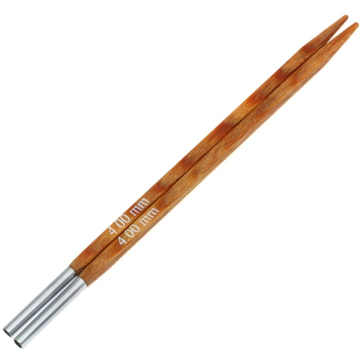 Lana Grossa Agujas circulares intercambiables Vario diseño de madera Quattro No. 4,0