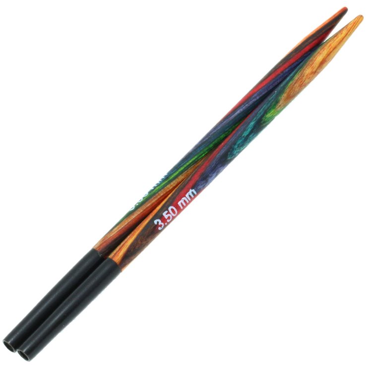 Lana Grossa Agujas circulares intercambiables Vario diseño de madera Color No. 3,5 corto