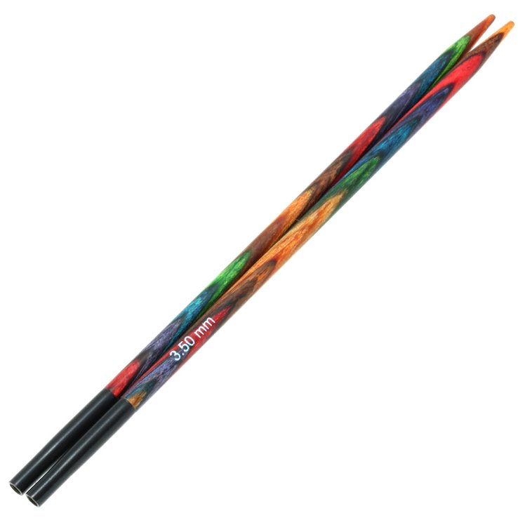 Lana Grossa Agujas circulares intercambiables Vario diseño de madera Multicolor No. 3,5