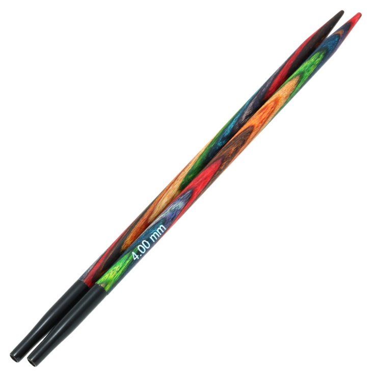 Lana Grossa Agujas circulares intercambiables Vario diseño de madera Multicolor No. 4