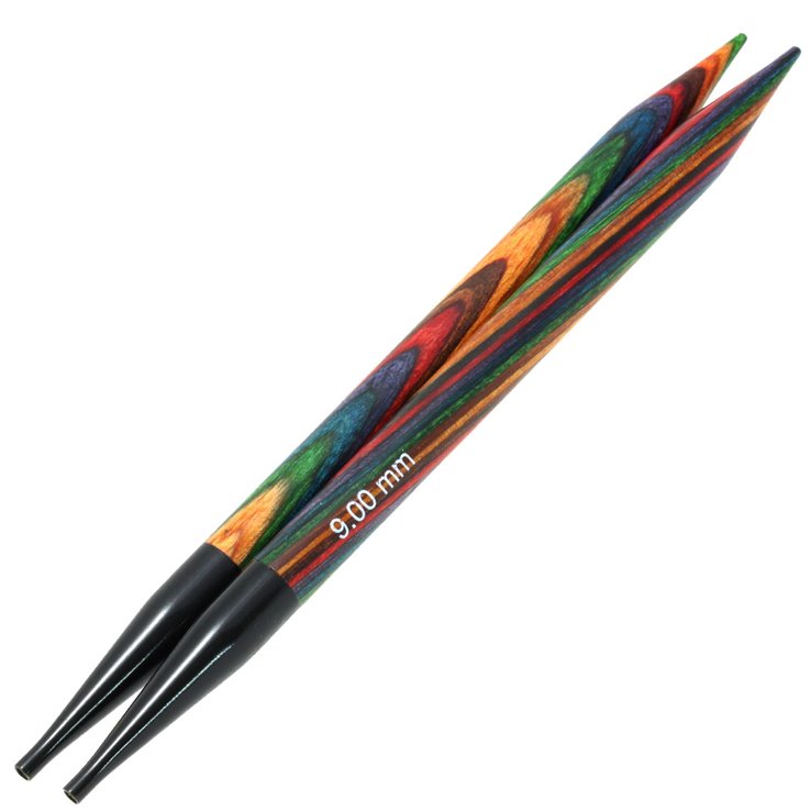 Lana Grossa Agujas circulares intercambiables Vario diseño de madera Multicolor No. 9