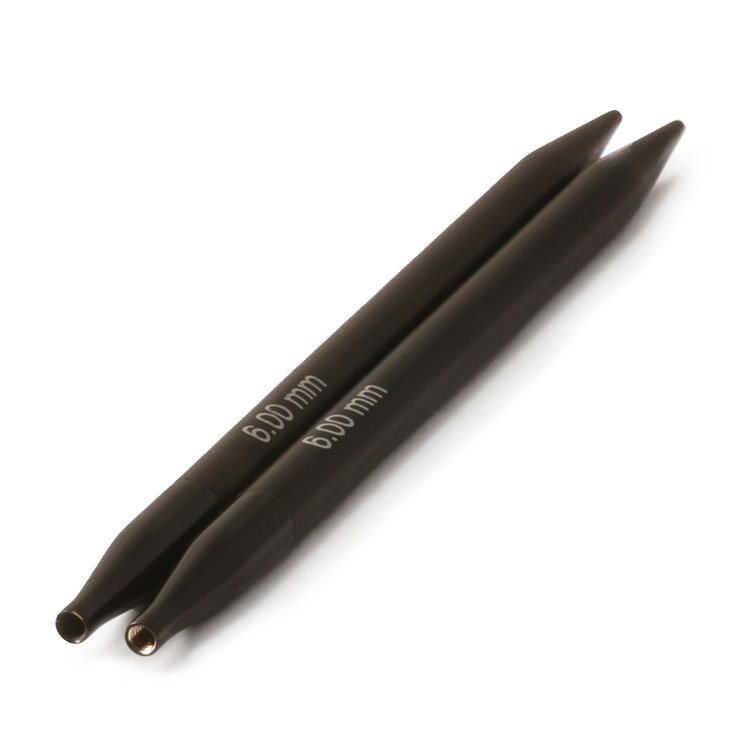 Lana Grossa Agujas circulares intercambiables Vario Nera Ébano No. 6,0