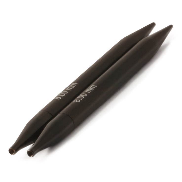 Lana Grossa Agujas circulares intercambiables Vario Nera Ébano No. 8,0