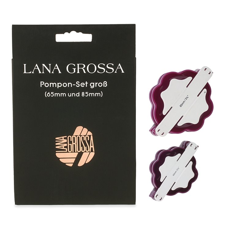 Lana Grossa Pompon-Set grande