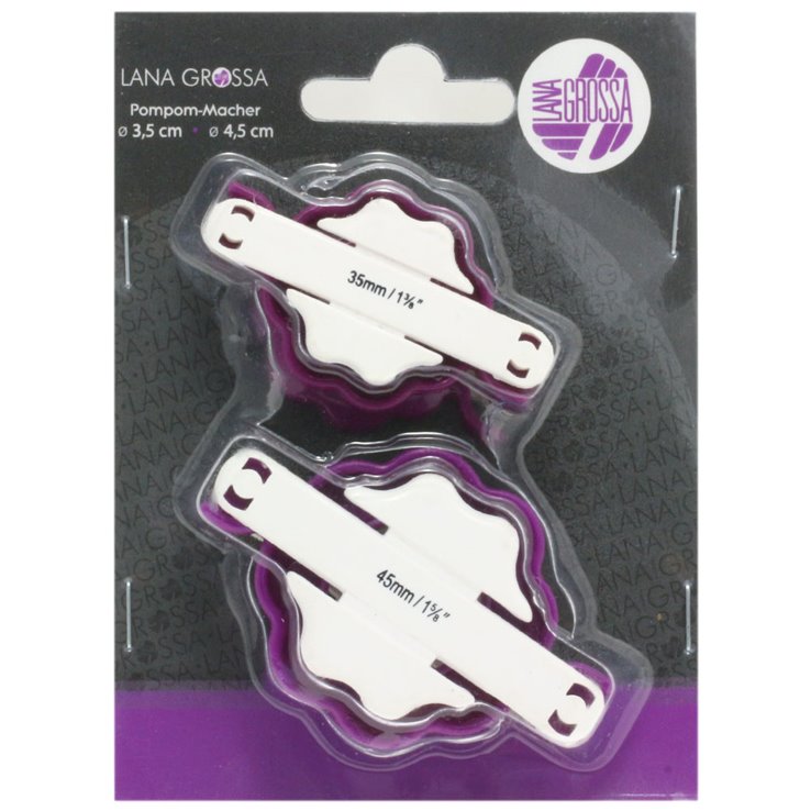 Lana Grossa Pompon-Set pequeña