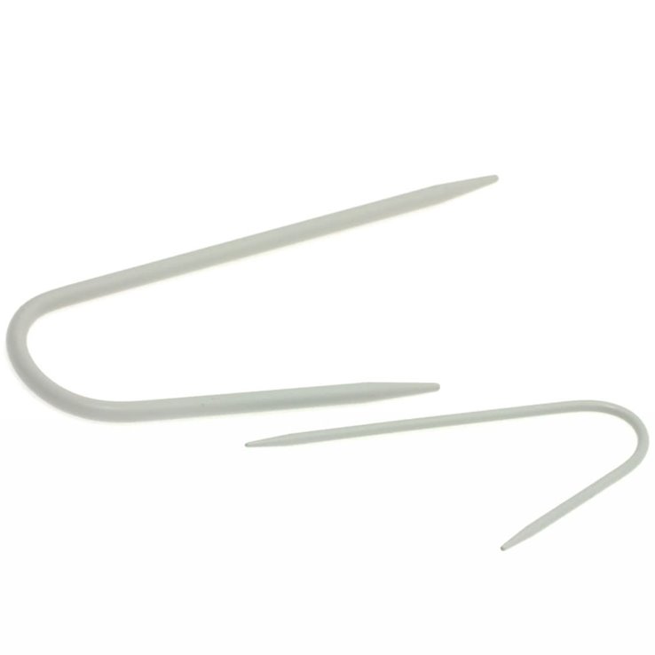 Lana Grossa Agujas para trenzar en forma de U grosor 6,5 + 10,0 mm