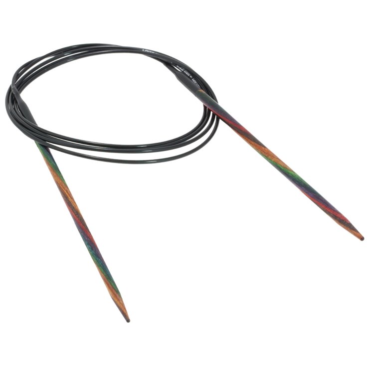 Lana Grossa Aguja circular diseño de madera Multicolor No.  3,25/120cm