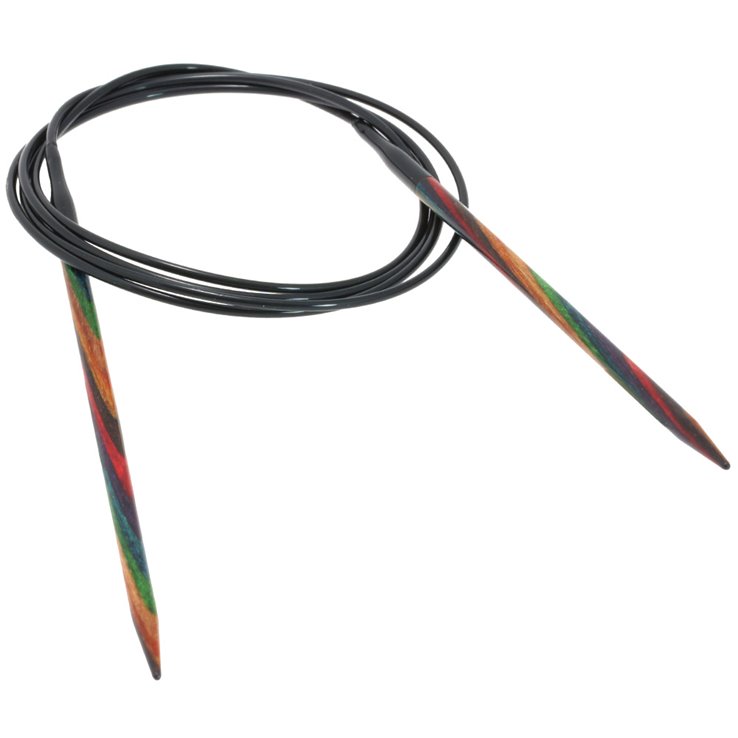 Lana Grossa Aguja circular diseño de madera Multicolor No.  4,5/120cm