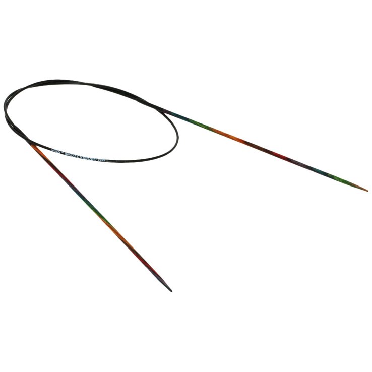 Lana Grossa Aguja circular diseño de madera Multicolor No. 2,0/60cm