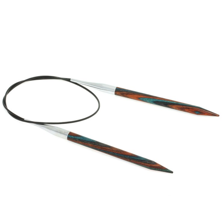 Lana Grossa Aguja circular diseño de madera Color No. 7,0/60cm