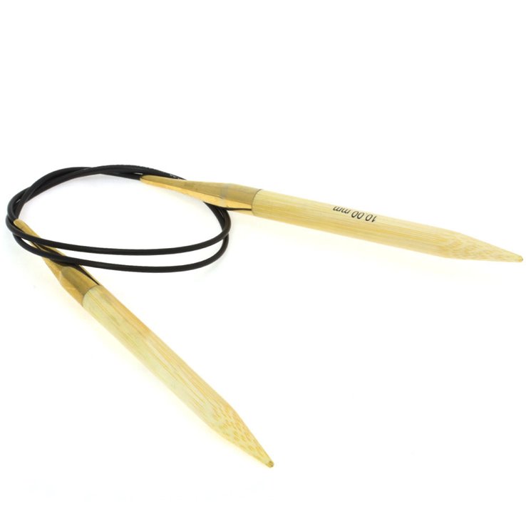 Lana Grossa Aguja circular bambú No. 10,0/80cm