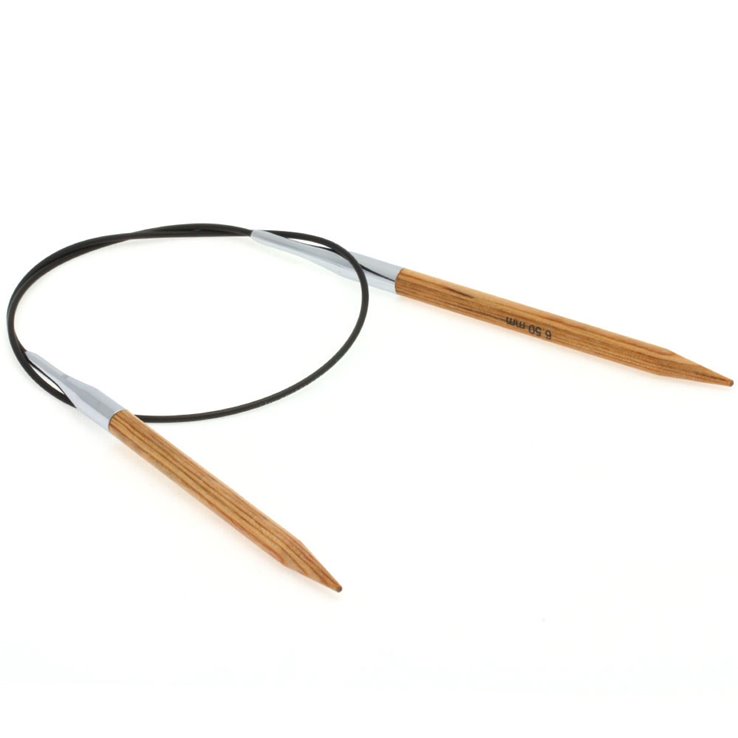 Lana Grossa Aguja circular diseño de madera Natur No. 6,5/60cm