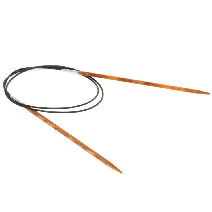 Lana Grossa Aguja circular diseño de madera Quattro No. 3,5/80cm
