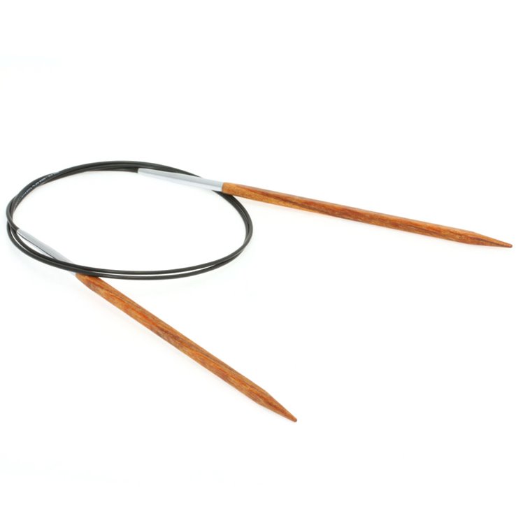Lana Grossa Aguja circular diseño de madera Quattro No. 4,5/80cm