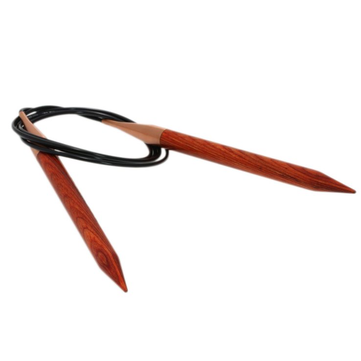 Lana Grossa Aguja circular diseño de madera Signal No. 10,0/120cm