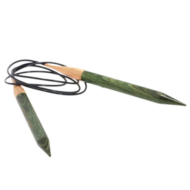 Lana Grossa Aguja circular diseño de madera Signal No. 12,0/120cm