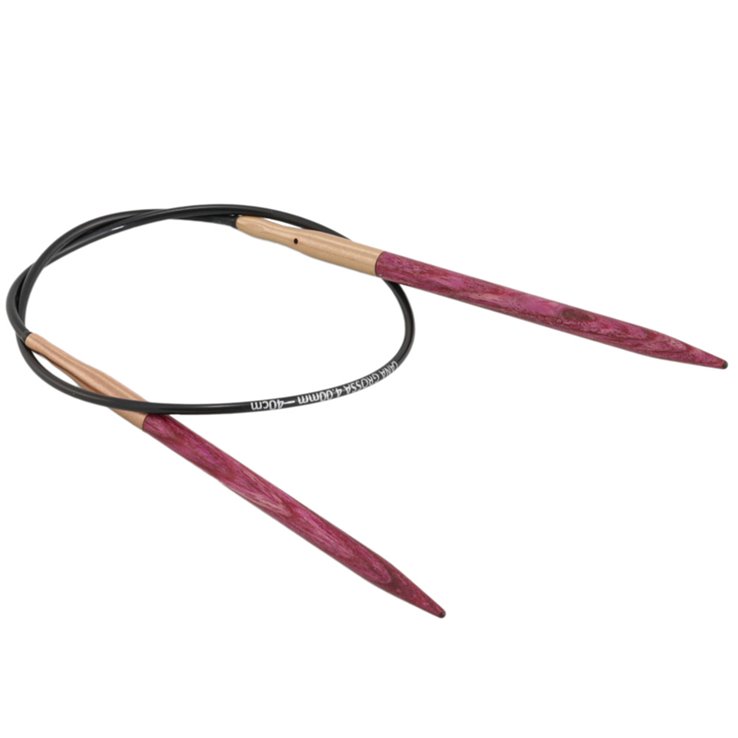 Lana Grossa Aguja circular diseño de madera Signal No. 4,0/40cm