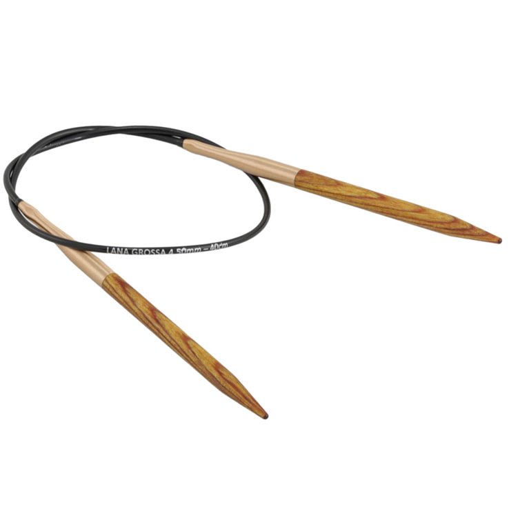Lana Grossa Aguja circular diseño de madera Signal No.  4,5/40cm
