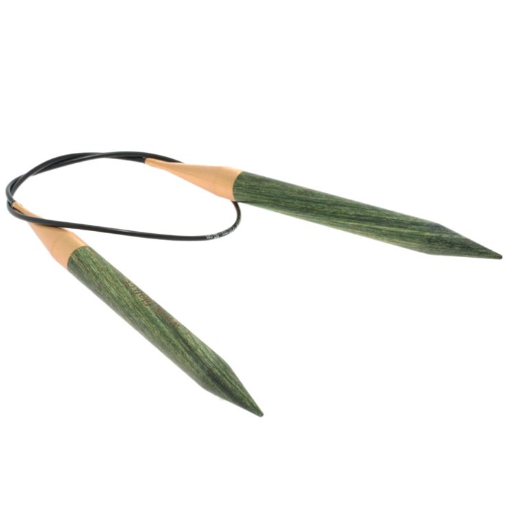 Lana Grossa Aguja circular diseño de madera Signal No. 12,0/60cm