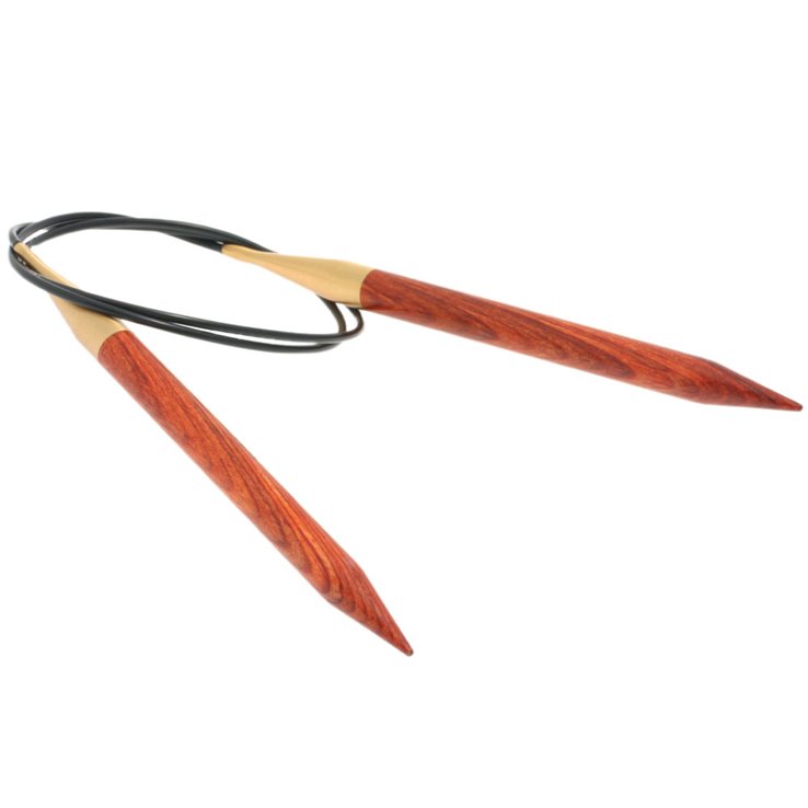 Lana Grossa Aguja circular diseño de madera Signal No. 10,0/80cm