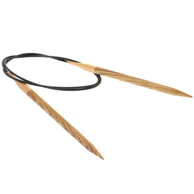 Lana Grossa Aguja circular diseño de madera Signal No. 6,0/80cm
