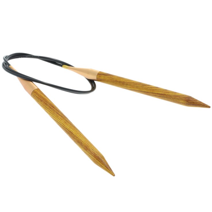 Lana Grossa Aguja circular diseño de madera Signal No. 9,0/80cm