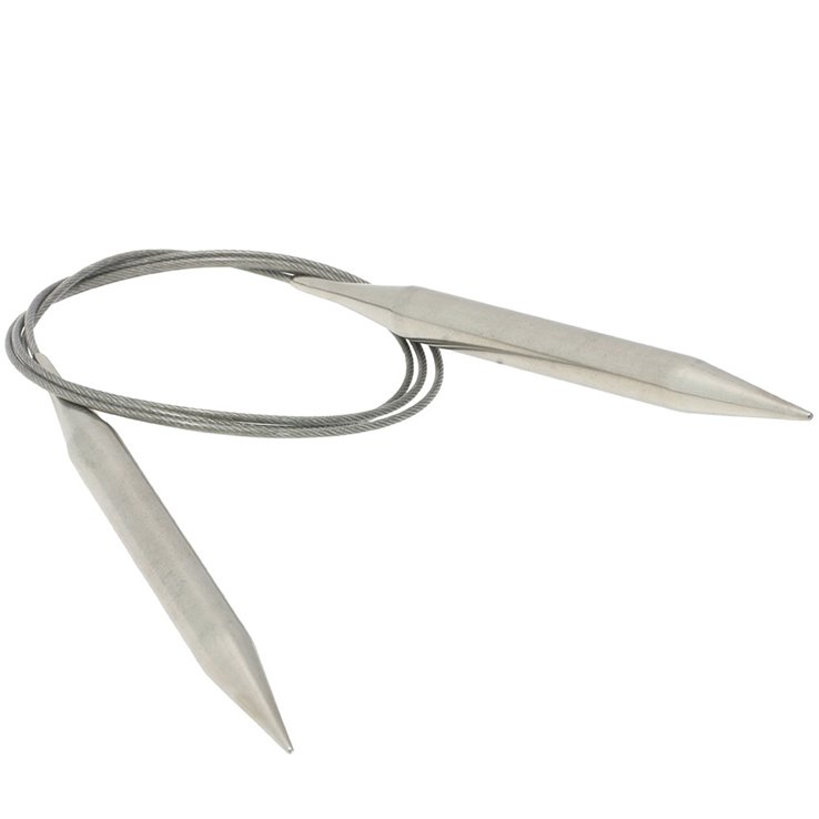 Lana Grossa Aguja circular acero inoxidable No.  10,0/100cm