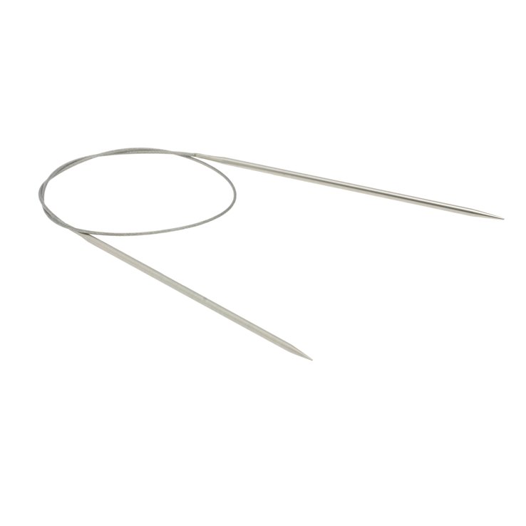Lana Grossa Aguja circular acero inoxidable No. 3,0/60cm