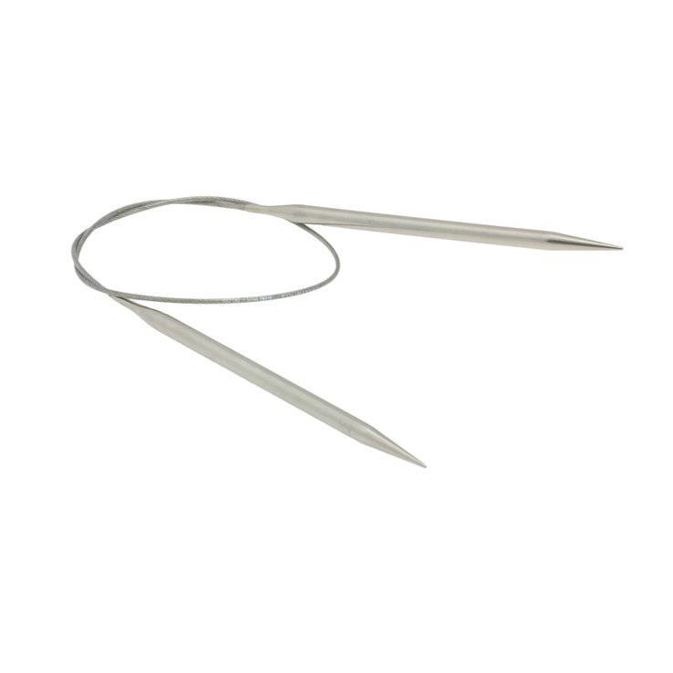 Lana Grossa Aguja circular acero inoxidable No. 6,0/60cm