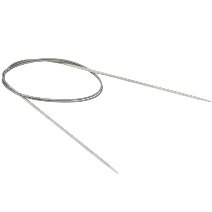 Lana Grossa Aguja circular acero inoxidable No. 2,5/80cm