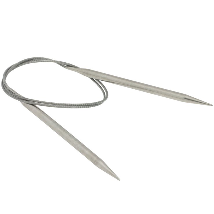 Lana Grossa Aguja circular acero inoxidable No. 6,5/80cm