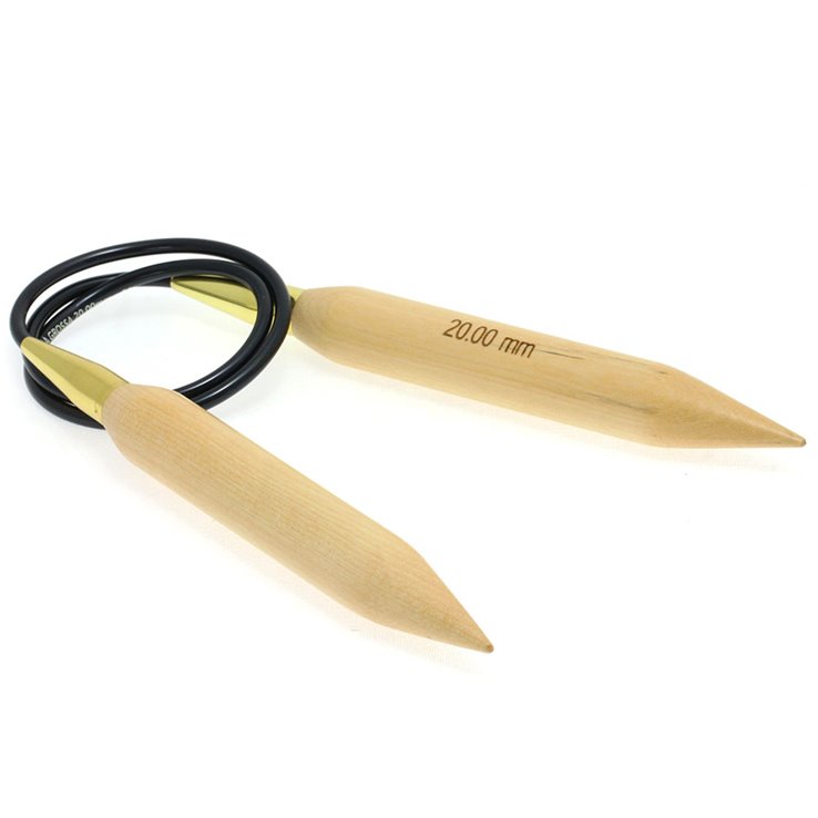 Lana Grossa Aguja circular Jumbo No. 20,0/80cm