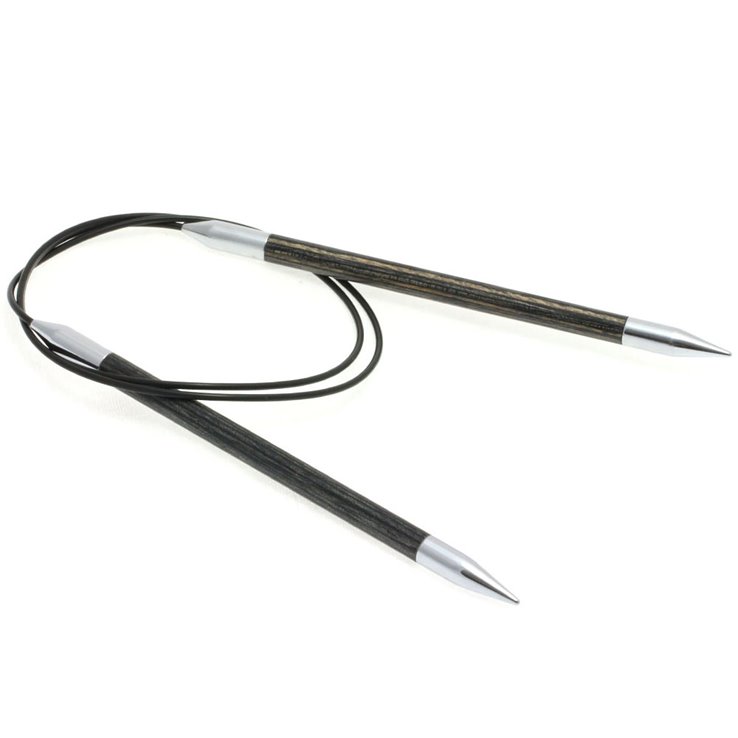 Lana Grossa Aguja circular diseño de madera lala BERLIN No. 6,5/80cm