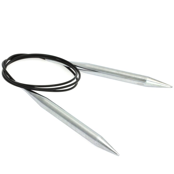 Lana Grossa Aguja circular latón No. 10,0/100cm