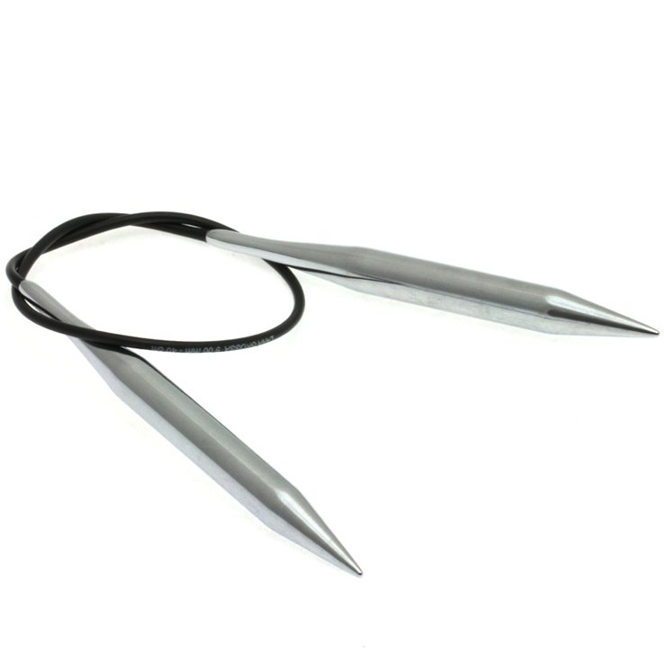 Lana Grossa Aguja circular latón No. 9,0/40cm